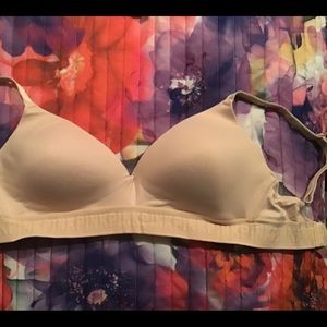 Pink wireless, lightly padded, everywear bra